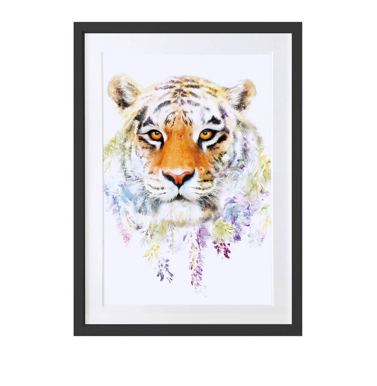 Tiger Art Print - Lola Design Ltd