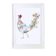 Hellebore Pheasant Art Print - Lola Design Ltd
