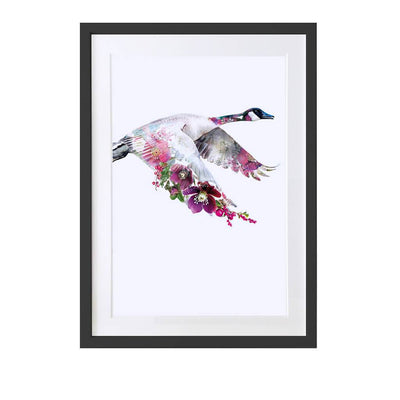 Canadian Goose Art Print - Lola Design Ltd