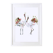 Japanese Cranes Art Print - Lola Design Ltd