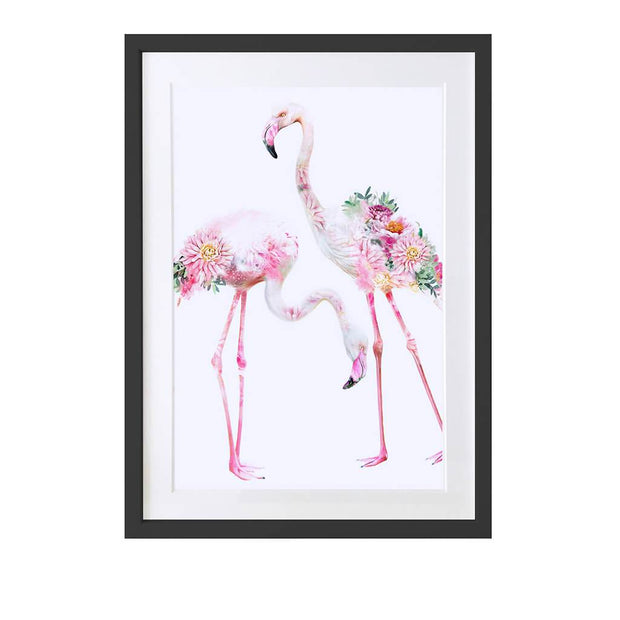 Flamingos Art Print - Lola Design Ltd