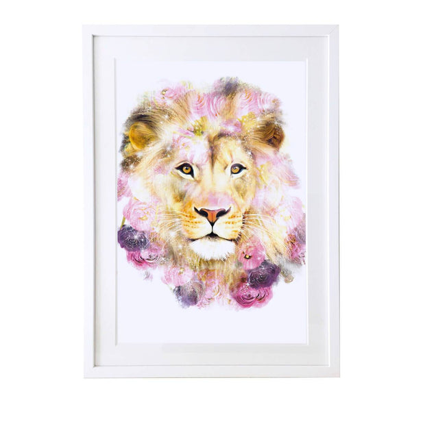 Lion Art Print - Lola Design Ltd