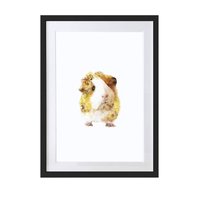 Guinea Pig Art Print - Lola Design Ltd