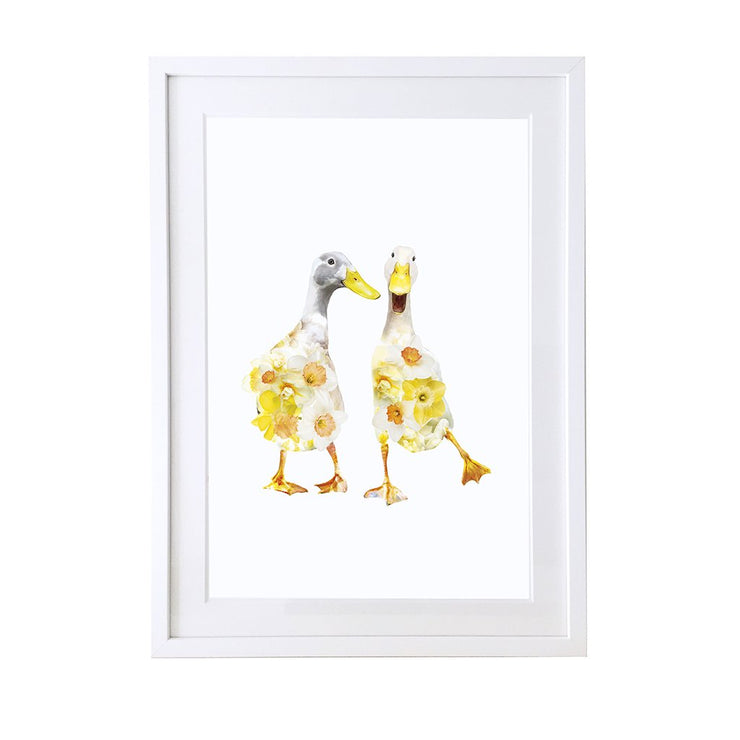 Indian Runner Ducks Art Print - Lola Design Ltd