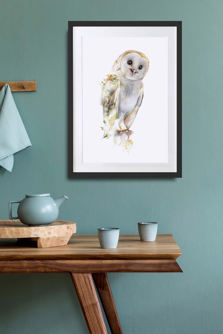 Barn Owl Print - Lola Design Ltd