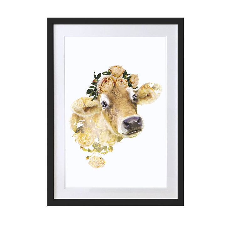 Jersey Cow Art Print - Lola Design Ltd