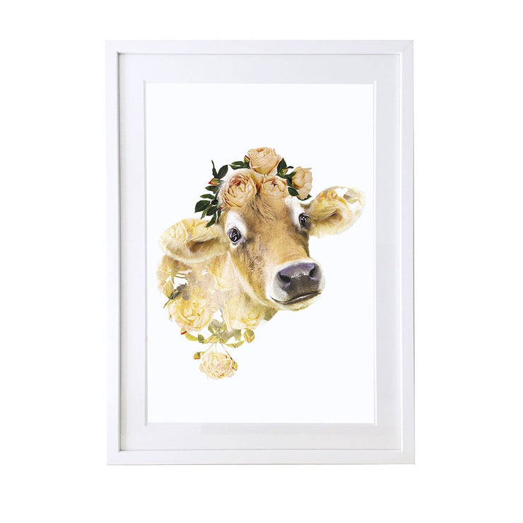Jersey Cow Art Print - Lola Design Ltd