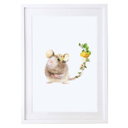 Small Mouse Art Print by Lola Design - Lola Design Ltd