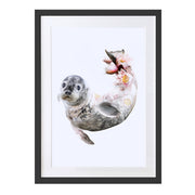 Seal Art Print by Lola Design - Lola Design Ltd