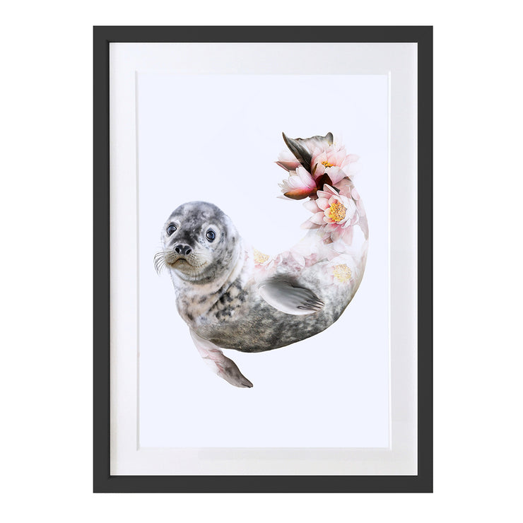 Seal Art Print by Lola Design - Lola Design Ltd