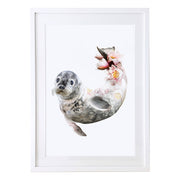 Seal Art Print by Lola Design - Lola Design Ltd