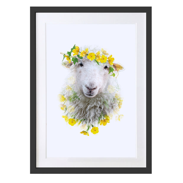 Sheep Art Print by Lola Design - Lola Design Ltd