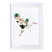 Stork Art Print by Lola Design - Lola Design Ltd