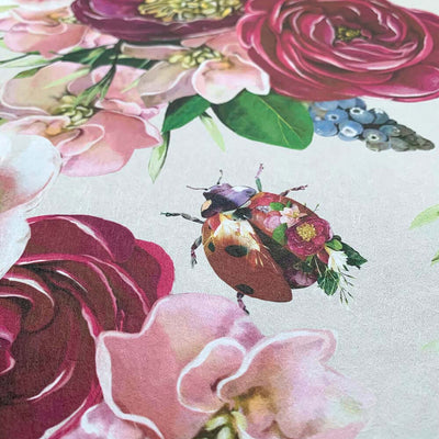 Mixed Ladybird Stone Wallpaper Sample - Lola Design Ltd