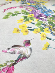 Hummingbird Full Colour Stone Wallpaper Sample - Lola Design Ltd