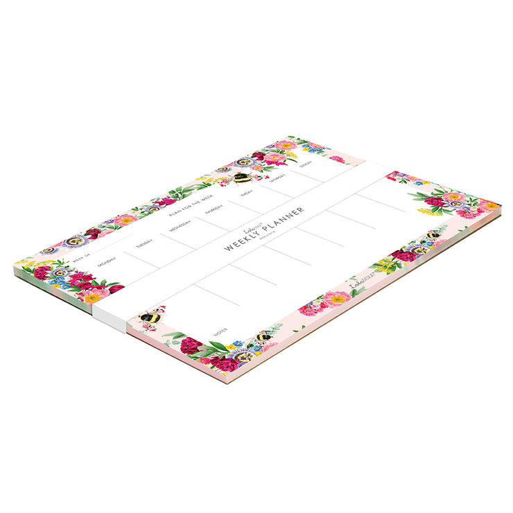 Weekly Planner featuring Botanical Bee - Lola Design Ltd