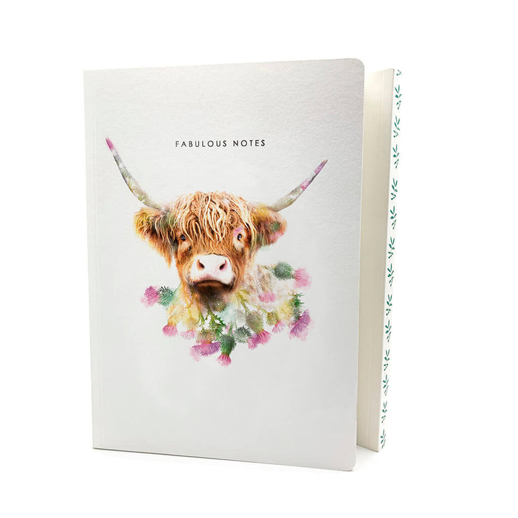Highland Cow Luxury Notebook - Lola Design Ltd