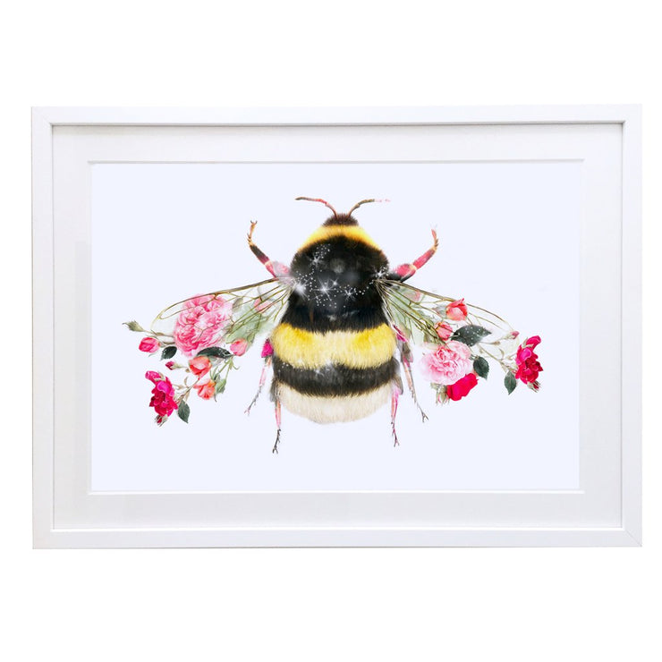 Bumble Bee Art Print - Lola Design Ltd
