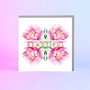 Happy Birthday Beautiful Card - Lola Design Ltd