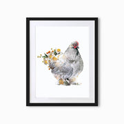 Brahma Hen Art Print - Lola Design Ltd