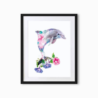 Dolphin Art Print - Lola Design Ltd