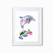Dolphin Art Print - Lola Design Ltd