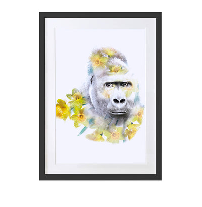 Gorilla Art Print - Lola Design Ltd