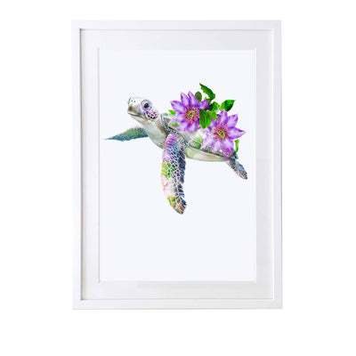 Sea Turtle Art Print - Lola Design Ltd