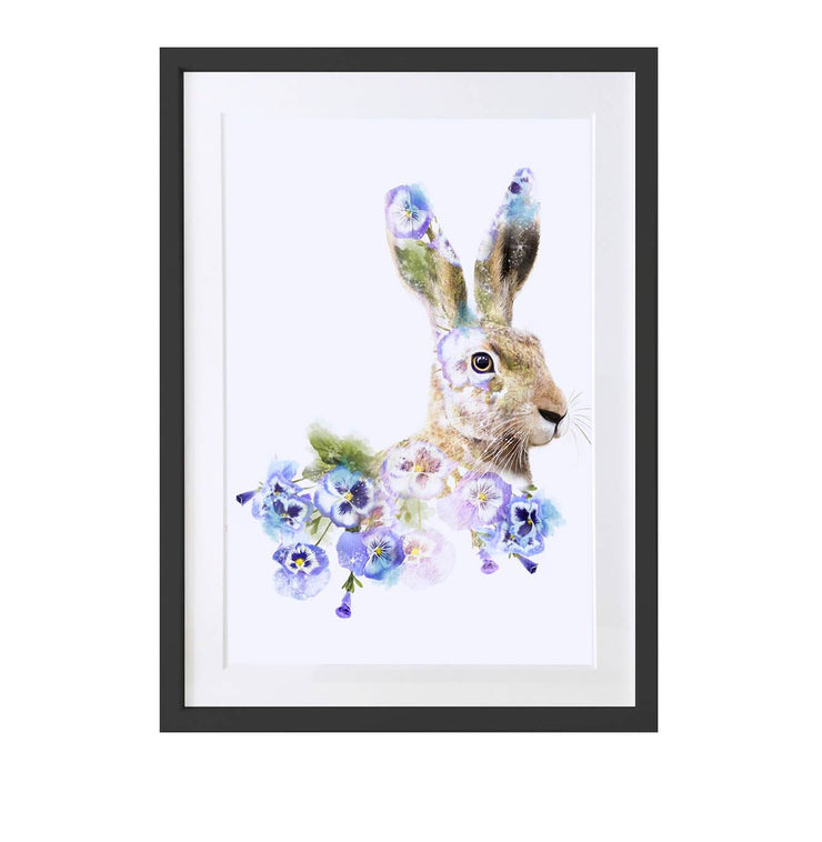 Hare Art Print - Lola Design Ltd