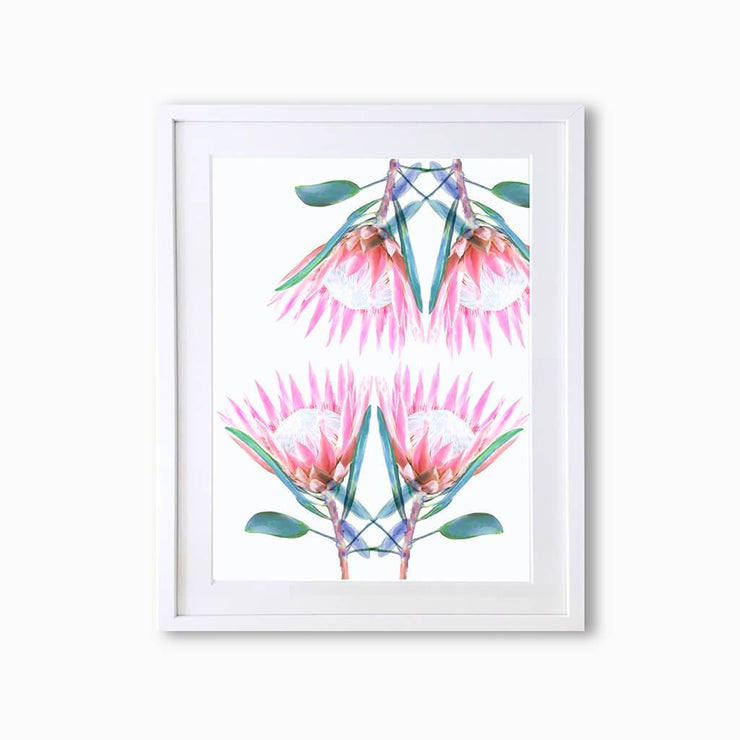 King Protea Botanique (Pattern) Art Print - Lola Design Ltd