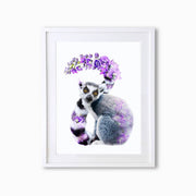 Lemur Art Print - Lola Design Ltd