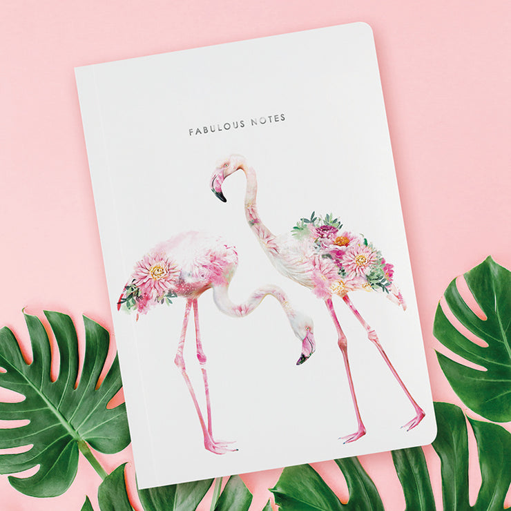 Flamingo Luxury Notebook - Lola Design Ltd