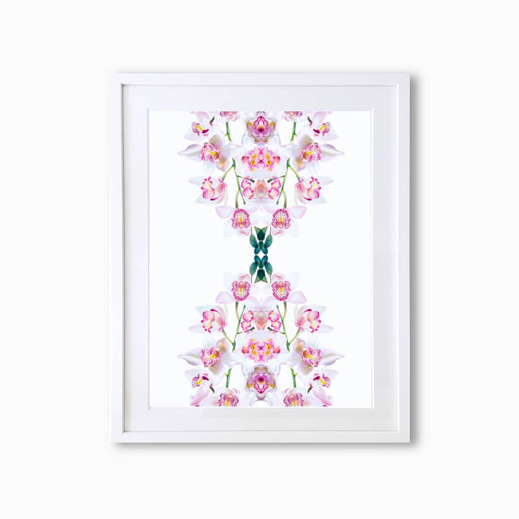 Orchid Botanique (Pattern) Art Print - Lola Design Ltd