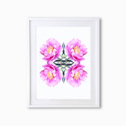 Peony Botanique (Pattern) Art Print - Lola Design Ltd