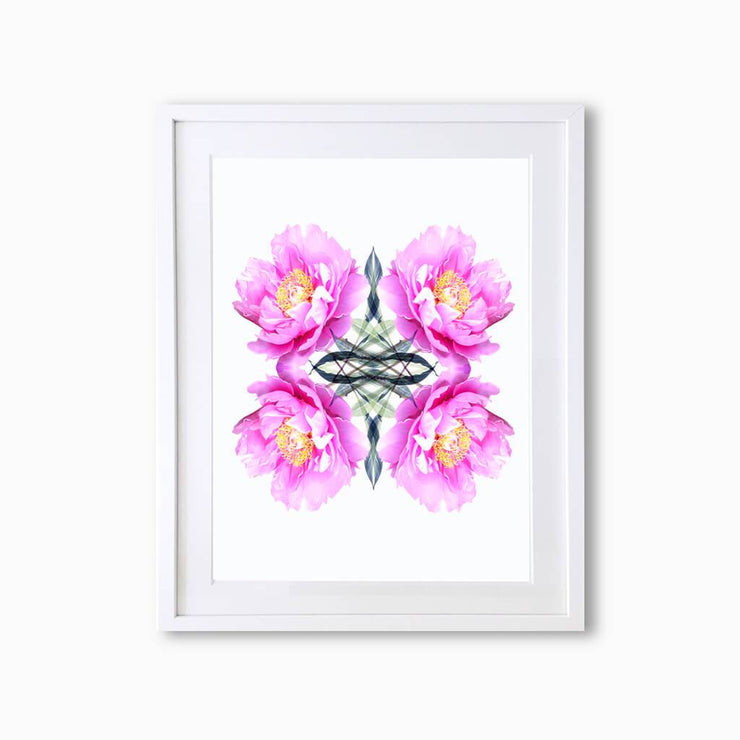 Peony Botanique (Pattern) Art Print - Lola Design Ltd