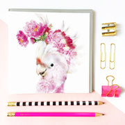 Cockatoo Card - Lola Design Ltd