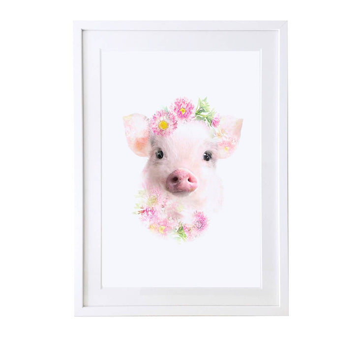 Piglet Art Print - Lola Design Ltd