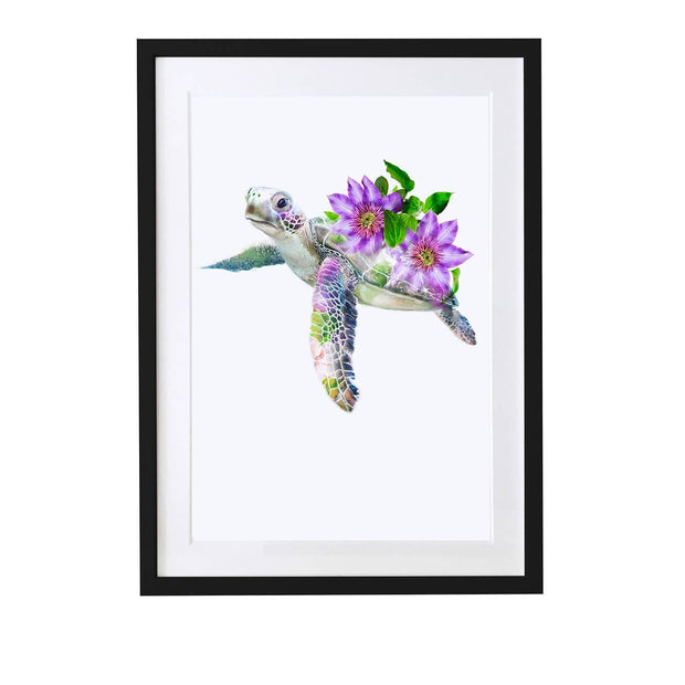 Sea Turtle Art Print - Lola Design Ltd
