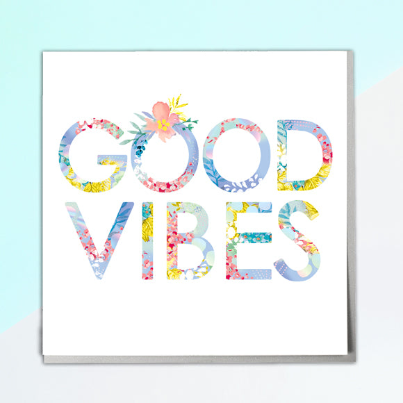 Good Vibes Card - Lola Design Ltd