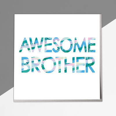 Awesome Brother Card - Lola Design Ltd