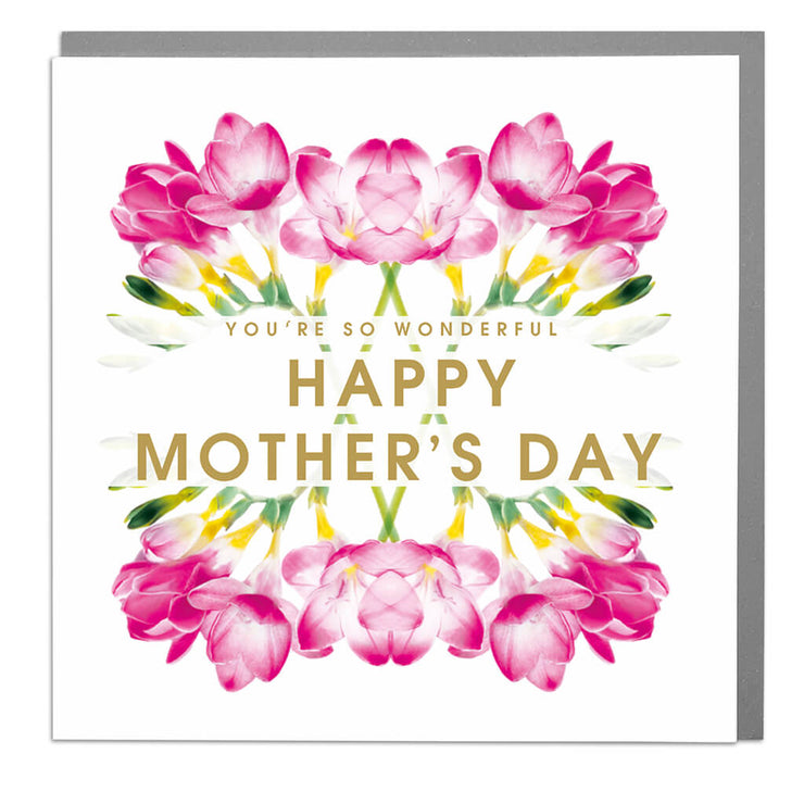 You're So Wonderful Happy Mother's Day Card - Lola Design Ltd