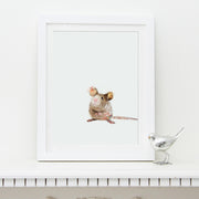 Tiny Mouse Art Print - Lola Design Ltd