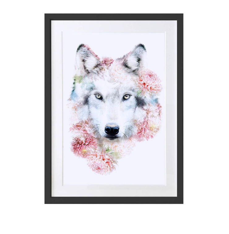 Wolf Art Print - Lola Design Ltd